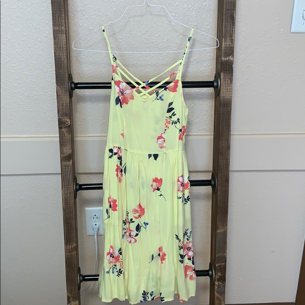 Yellow Floral Dress